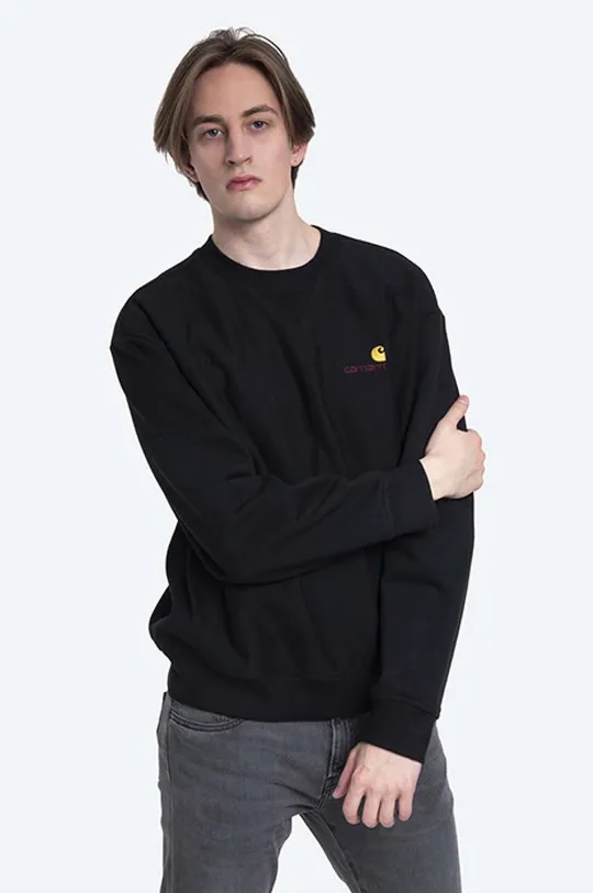 black Carhartt WIP sweatshirt I025475.BLACK Men’s