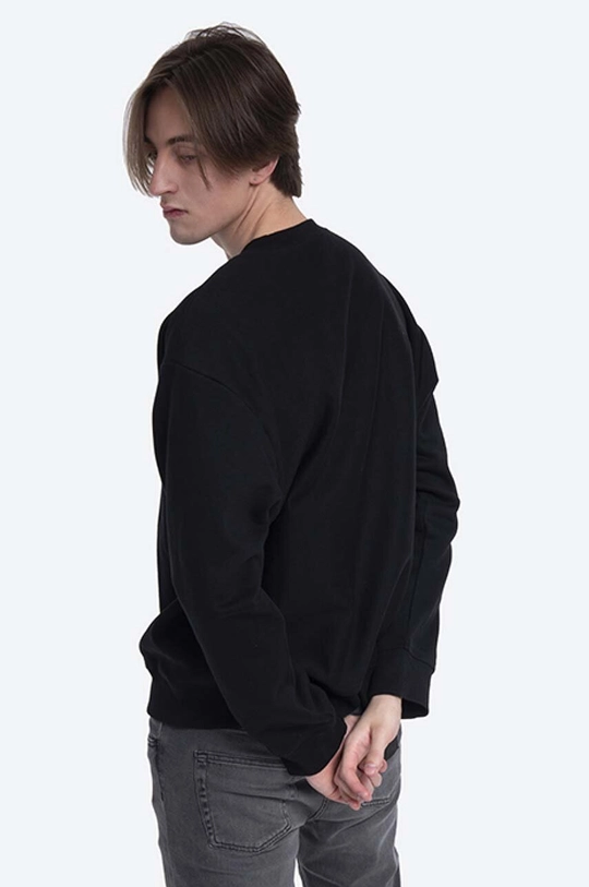 Carhartt WIP sweatshirt I025475.BLACK  80% Cotton, 20% Polyester