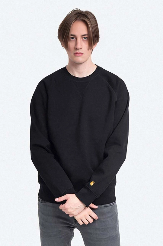 black Carhartt WIP sweatshirt Chase Men’s