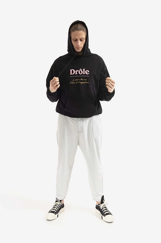 Drôle de Monsieur cotton sweatshirt black