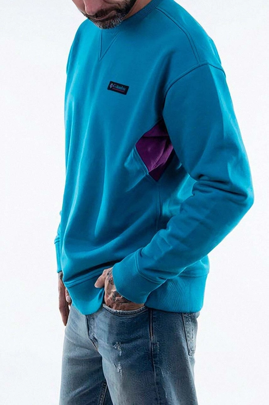 blue Columbia sweatshirt Bugasweat Crew