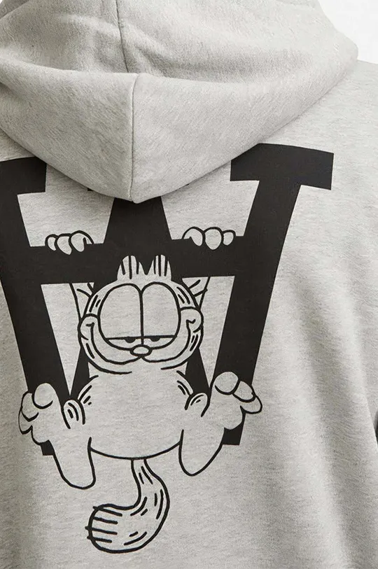 gray Wood Wood cotton sweatshirt X Garfield