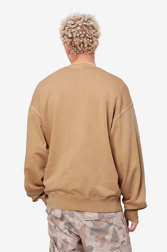 Carhartt WIP cotton sweatshirt Nelson Sweat brown