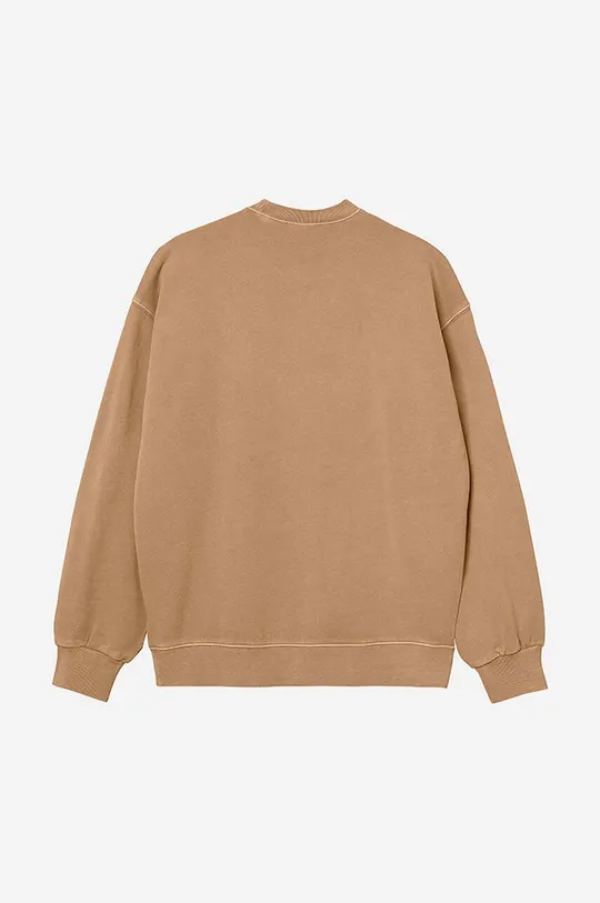 brązowy Carhartt WIP bluza bawełniana Nelson Sweat