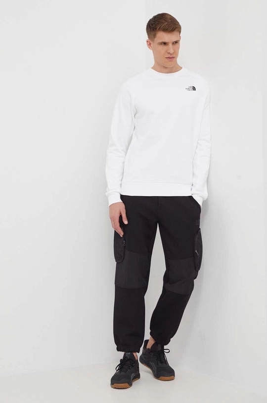 The North Face cotton sweatshirt white