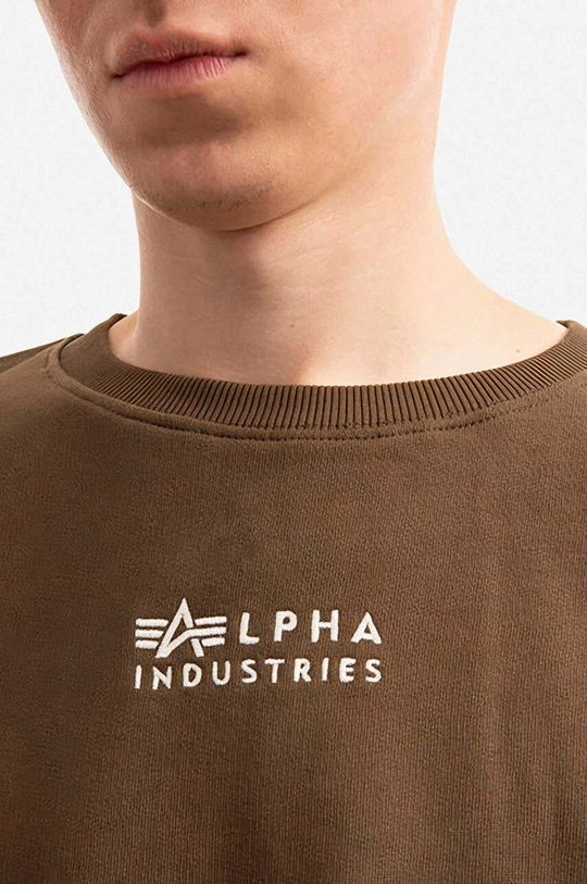 Bombažen pulover Alpha Industries Moški