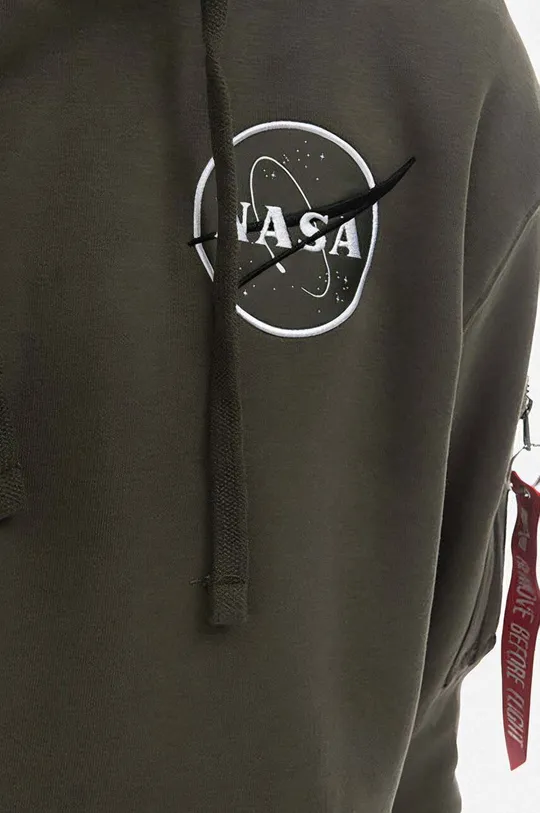 verde Alpha Industries bluză Space Shuttle Hoody