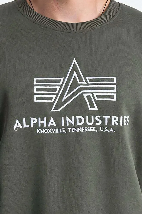 πράσινο Μπλούζα Alpha Industries