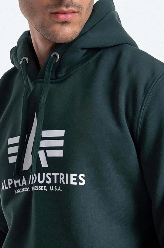 plava Dukserica Alpha Industries Basic Hoody