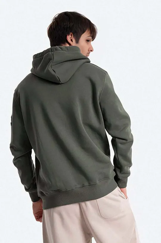 Alpha Industries sweatshirt Label Hoody  80% Cotton, 20% Polyester
