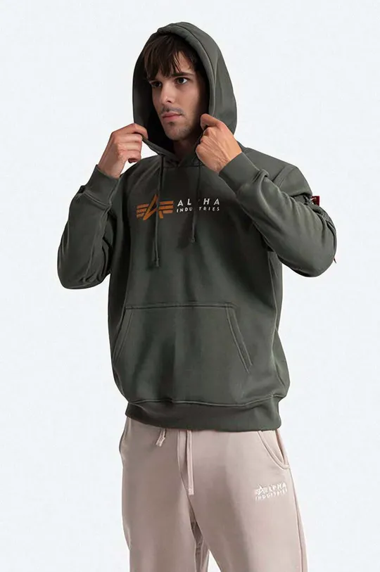 Alpha Industries bluză Label Hoody De bărbați