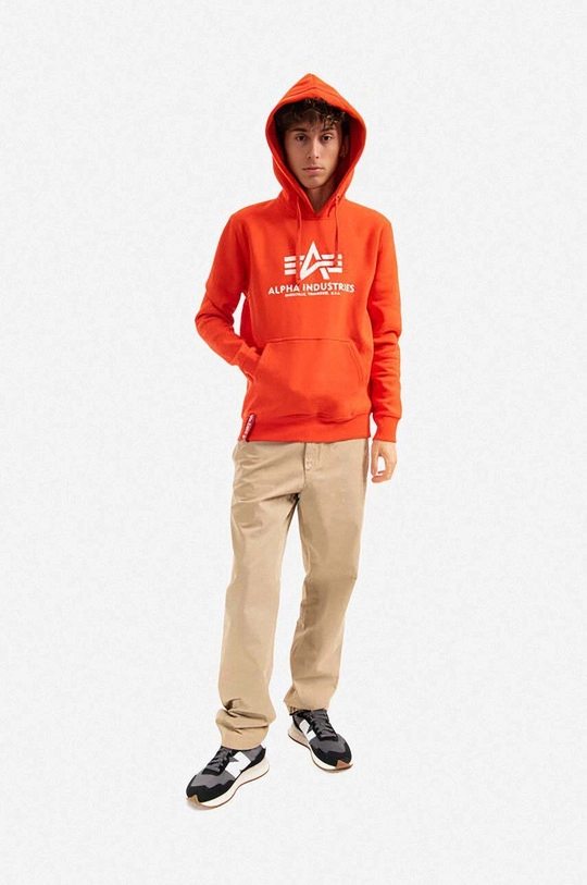 Кофта Alpha Industries Basic Hoody 178312 577 червоний