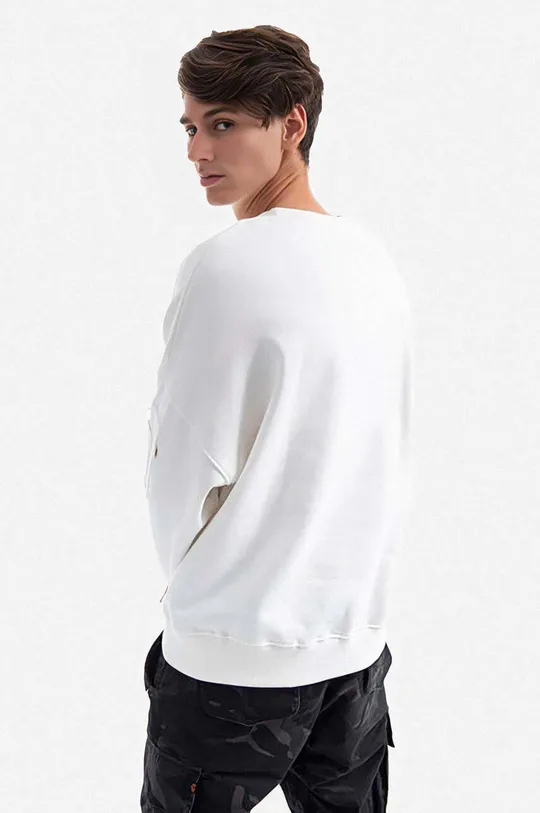 Βαμβακερή μπλούζα Alpha Industries Organics Os Sweater  100% Οργανικό βαμβάκι