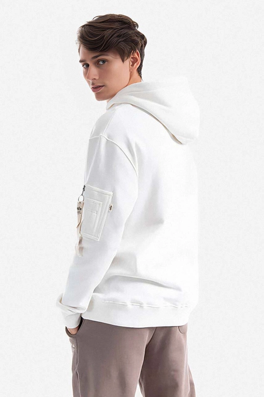 Bavlněná mikina Alpha Industries Organics EMB Hoody  100 % Organická bavlna