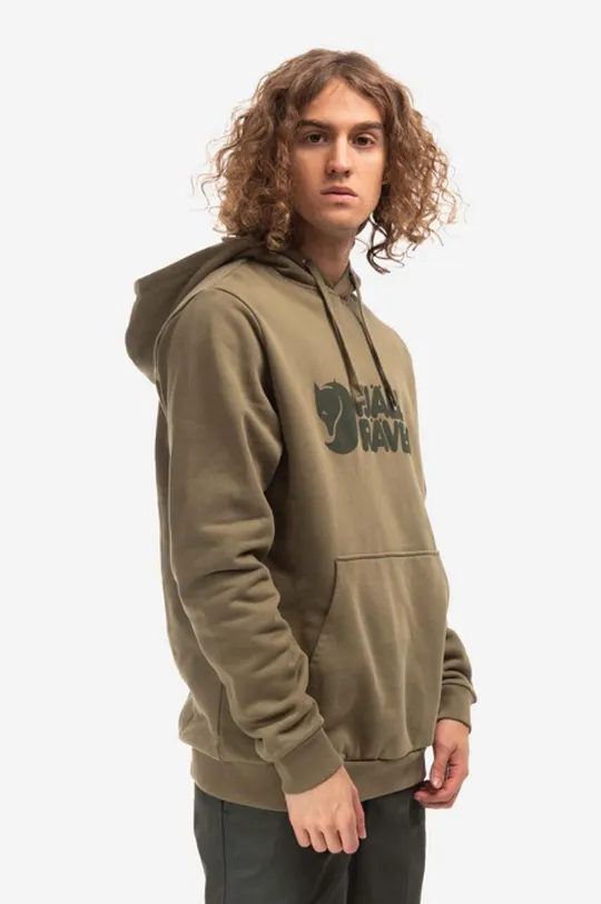 Fjallraven bluza bawełniana Logo Hoodie Męski