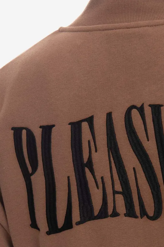 PLEASURES sweatshirt Karat Quarter Zip Fle