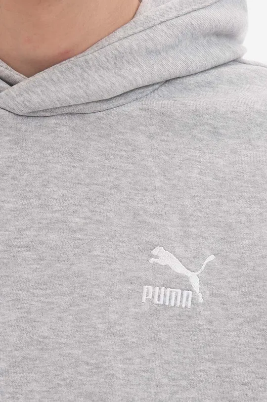 black Puma cotton sweatshirt