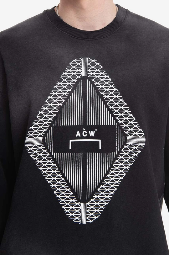 Памучен суичър A-COLD-WALL* Gradient Crewneck ACWMW125 BLACK 100% памук