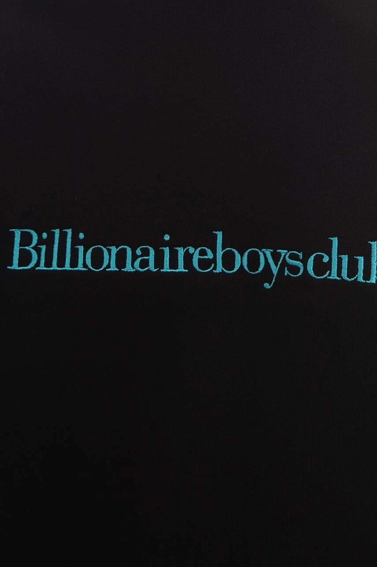 Bavlněná mikina Billionaire Boys Club Serif Logo Crewneck B23102 BLACK Pánský