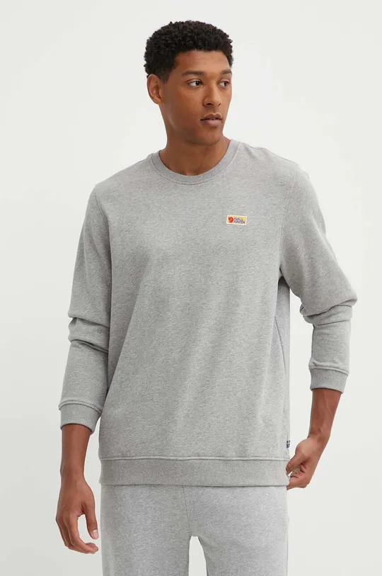 gray Fjallraven cotton sweatshirt Vardag Men’s