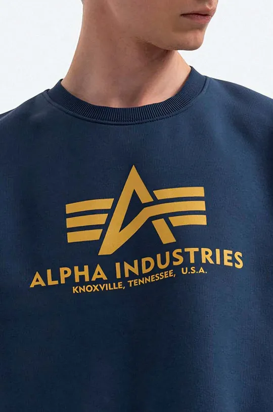 μπλε Μπλούζα Alpha Industries Bluza Alpha Industries 178302 463