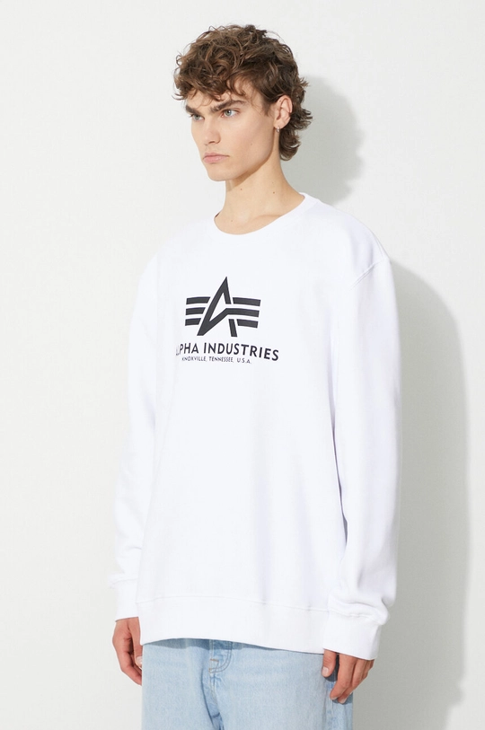 white Alpha Industries sweatshirt 178302-09 Sweats & Hoodys