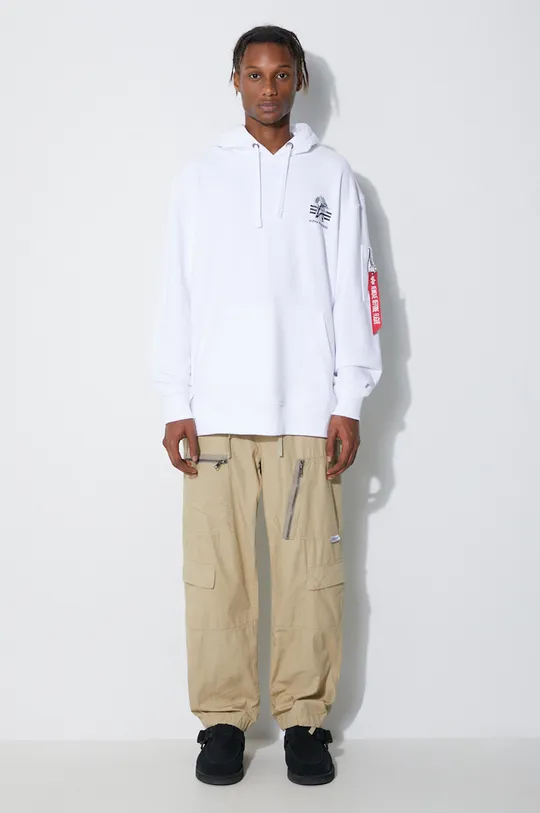 Alpha Industries sweatshirt white