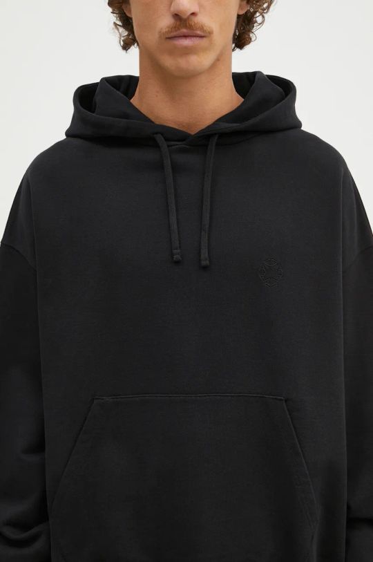 1017 ALYX 9SM bluza bawełniana Boxy Pullover Hoodie czarny AAMSW0248FA01