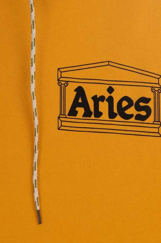 Бавовняна кофта Aries Column жовтий