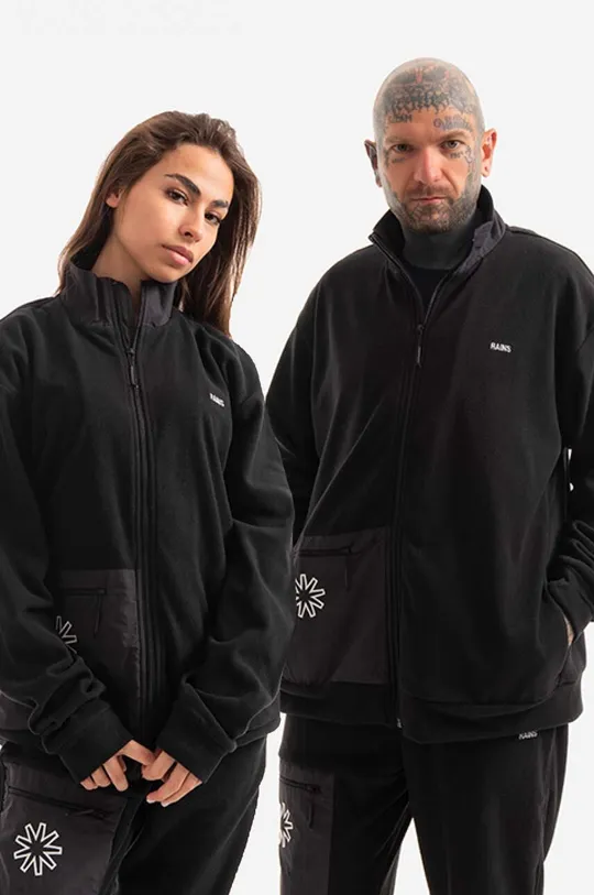 black Rains sweatshirt Fleece Jacket Unisex