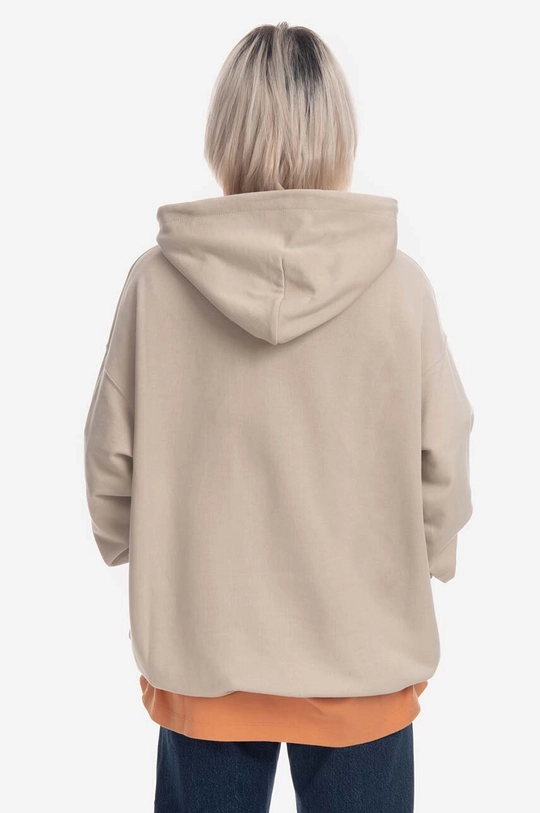 Bavlněná mikina Drôle de Monsieur Le Hoodie HO109 MASTIC