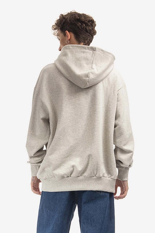 Bavlnená mikina Drôle de Monsieur Classic Not From Paris Madame Le Hoodie Classique NFPM P04LGY LIGHT GREY Unisex