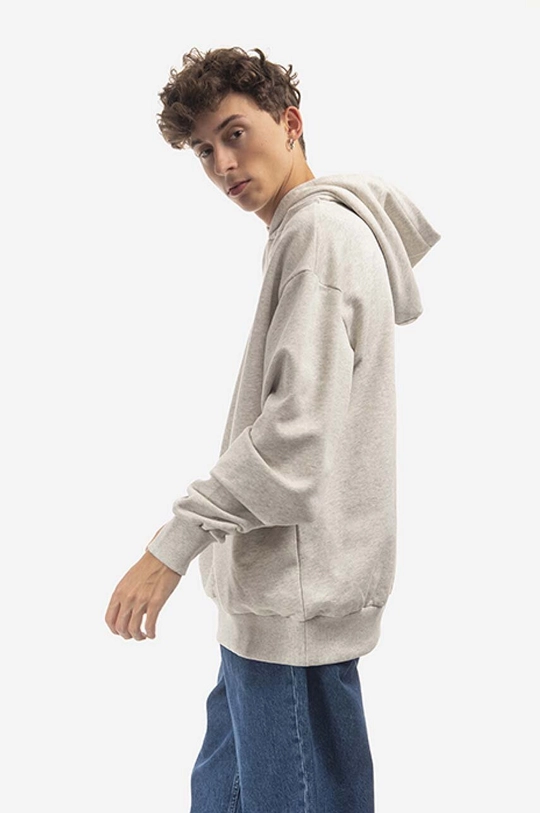 Памучен суичър Drôle de Monsieur Le Hoodie Classique NFPM P04LGY LIGHT GREY