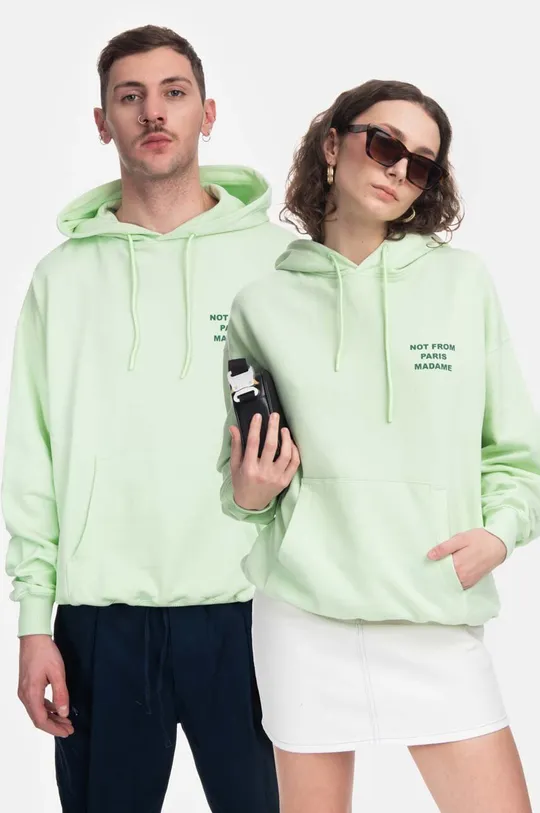 green Drôle de Monsieur cotton sweatshirt Unisex