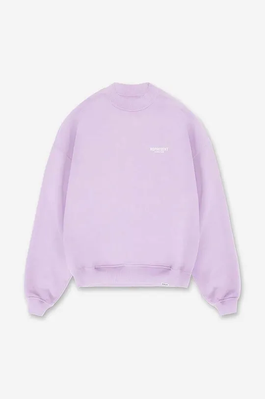 fialová Bavlnená mikina Represent Owners Club Sweater M04159-138