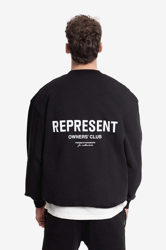 Памучен суичър Represent Owners Club Sweater M04159-01 100% памук