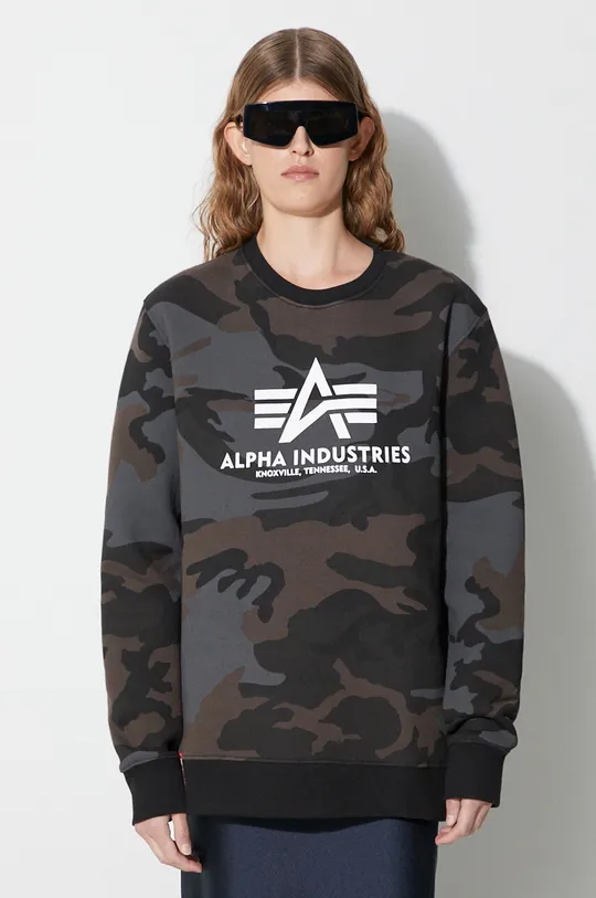 gray Alpha Industries sweatshirt 178302C Unisex