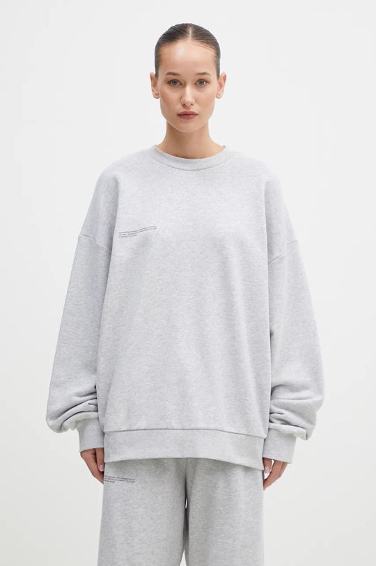 Pangaia cotton sweatshirt gray 10000183