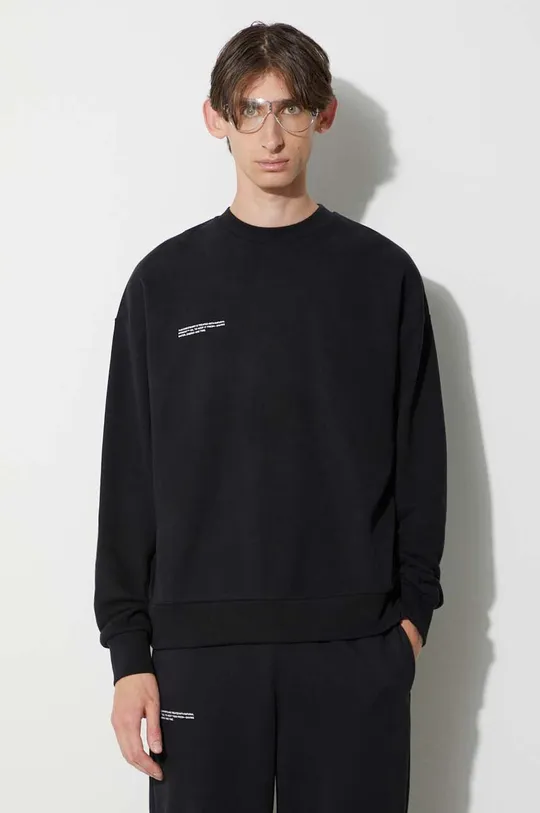 Pangaia cotton sweatshirt black