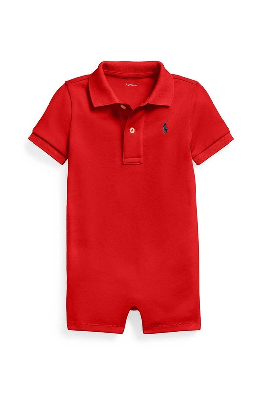 crvena Pamučni kombinezon za bebe Polo Ralph Lauren Za dječake