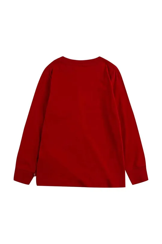 Levi's maglietta a maniche lunghe per bambini rosso