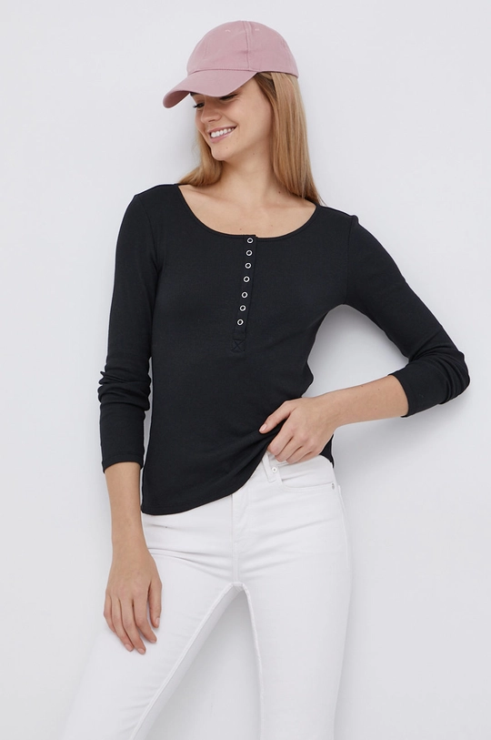 czarny Vero Moda Longsleeve Damski