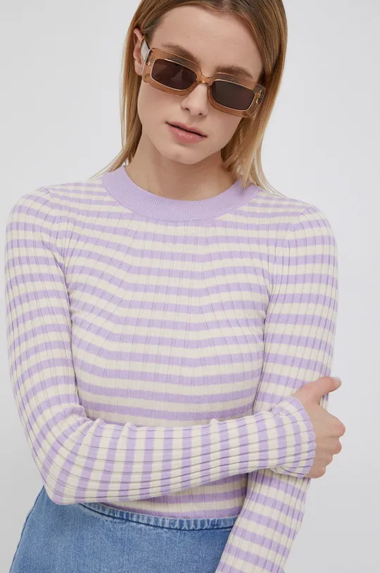 fioletowy Vero Moda sweter