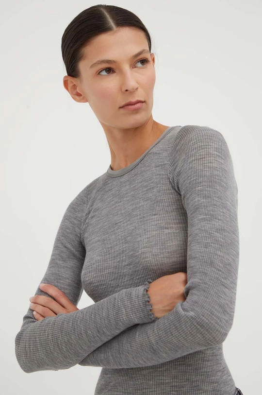 gray Samsoe Samsoe wool jumper