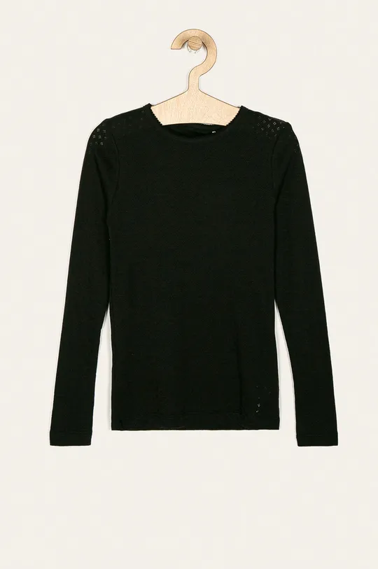 čierna Name it - Detské tričko s dlhým rukávom 122-164 cm Dievčenský