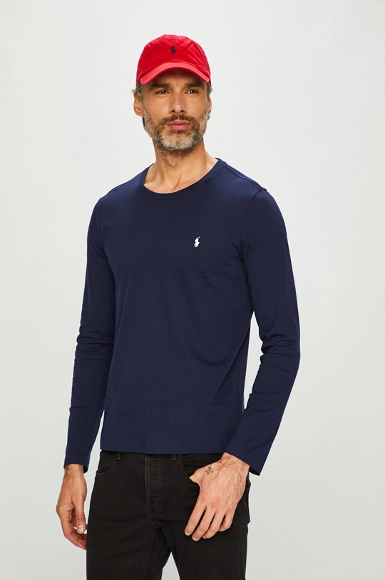 granatowy Polo Ralph Lauren - Longsleeve 714706746002 Męski