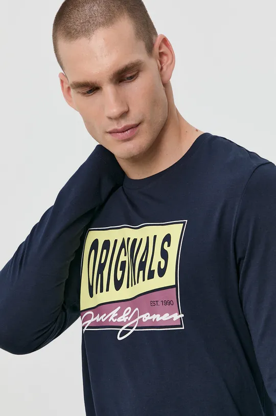 granatowy Jack & Jones Longsleeve