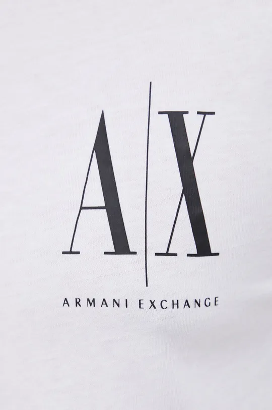 Хлопковый лонгслив Armani Exchange Мужской