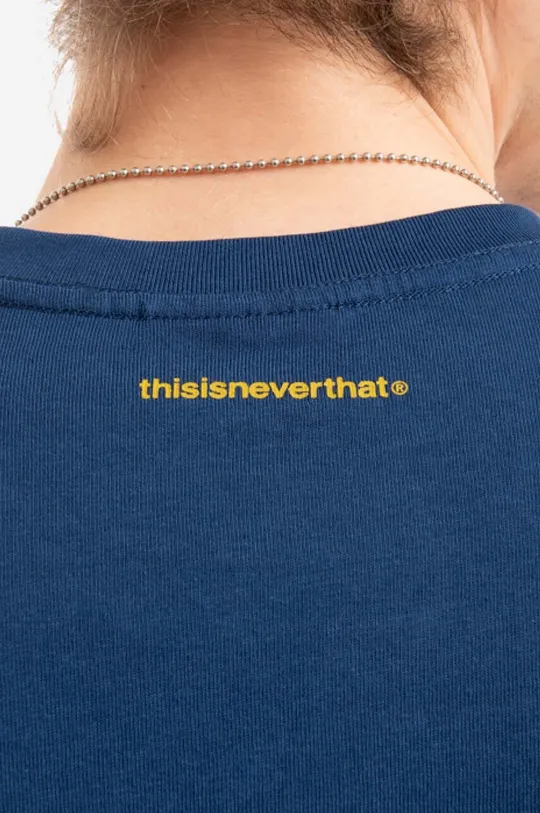 navy thisisneverthat cotton longsleeve top T-Logo L/S Tee