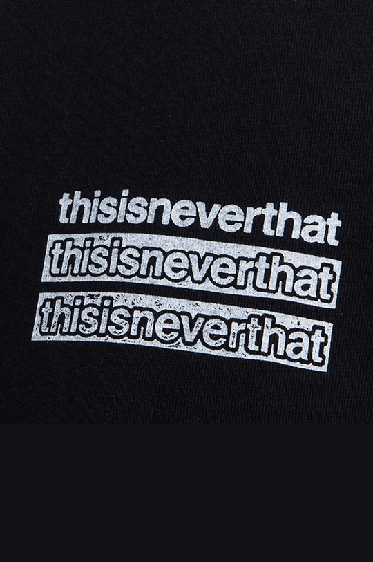 чорний Бавовняний лонгслів thisisneverthat Crayon Logo L/S Tee